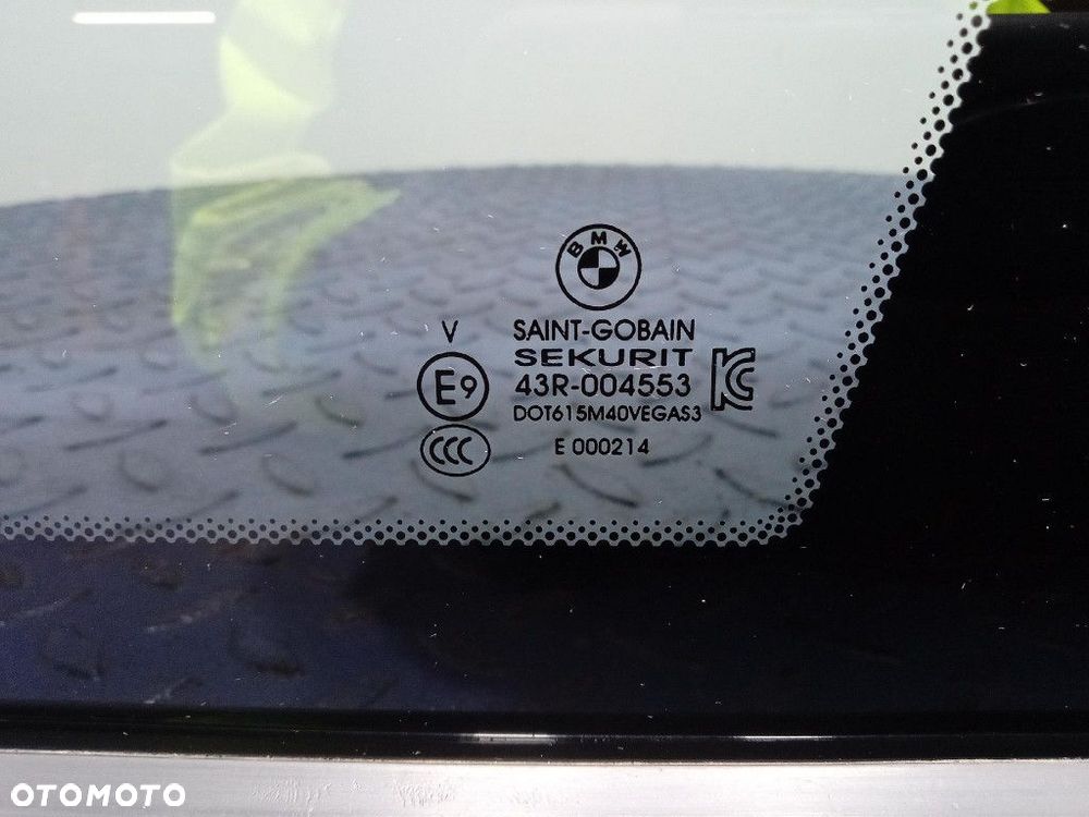 BMW X5 G05 18- SZYBA KAROSERYJNA TYŁ PRAWA 7444078 - 2