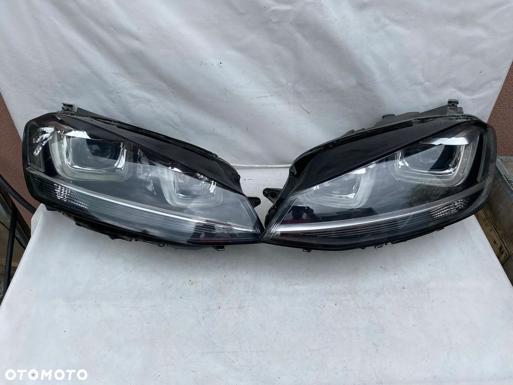 lampy golf 7 bi xenon skrętny led z modułami komplet eu całe - 1