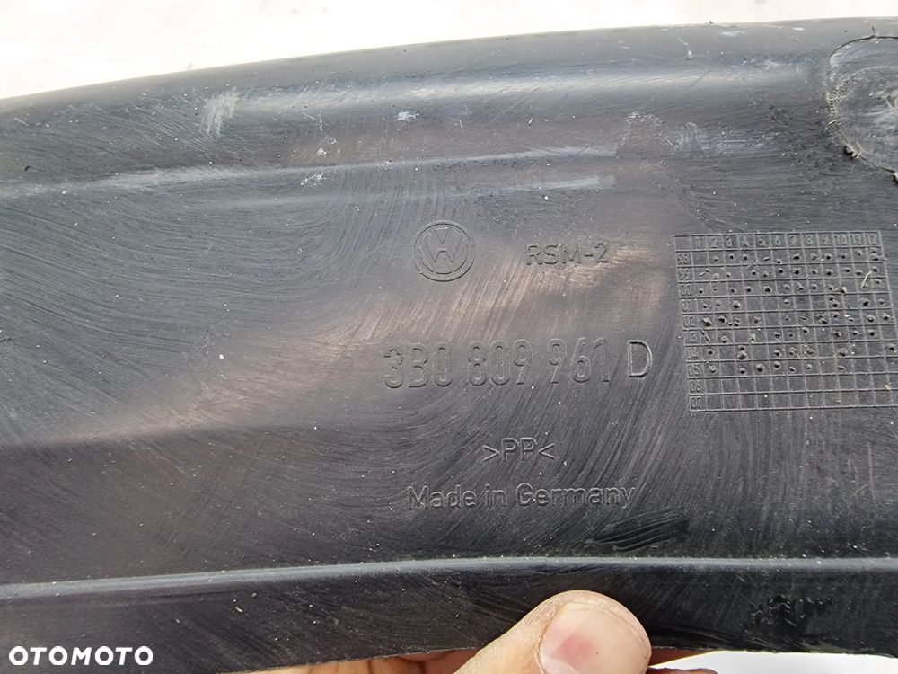 VW PASSAT B5 , B5 LIFT 98-05 LEWE NADKOLE PRZEDNIE PRZÓD , NR 3B0805961D , NR AUKCJI N927 - 5