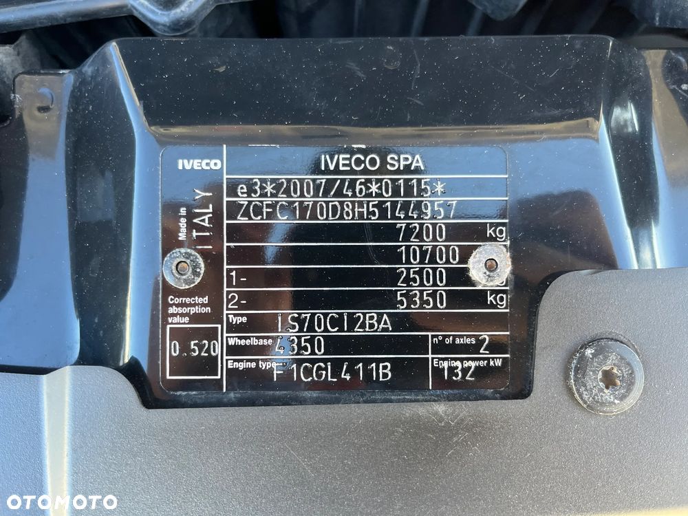 Iveco Daily 72C18 3.0/180KM Kontener 10-palet Ładowność-4000kg 3.0/180KM - 23