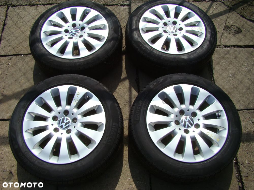 a150 5x112 VW Passat B5 B6 Golf V VI VII VIII Jetta Touran Caddy 7jx16 Lato 205/55 - 1