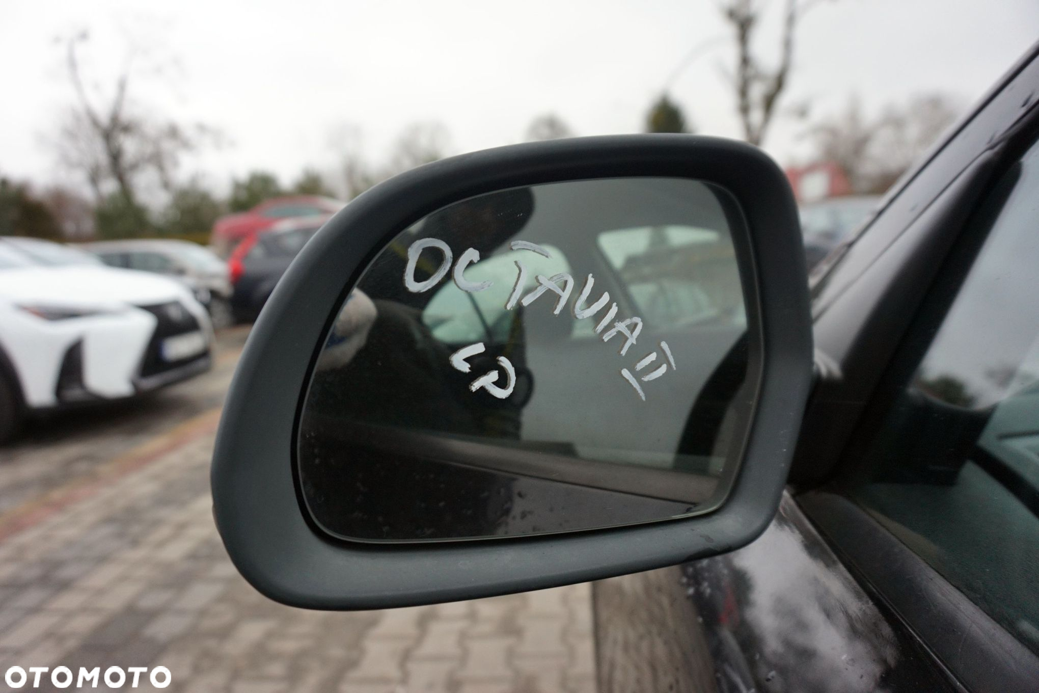 LUSTERKO ELEKTRYCZNE LEWE OCTAVIA II LIFT UK CZARNY MAT SKODA 2008-2013 - 4