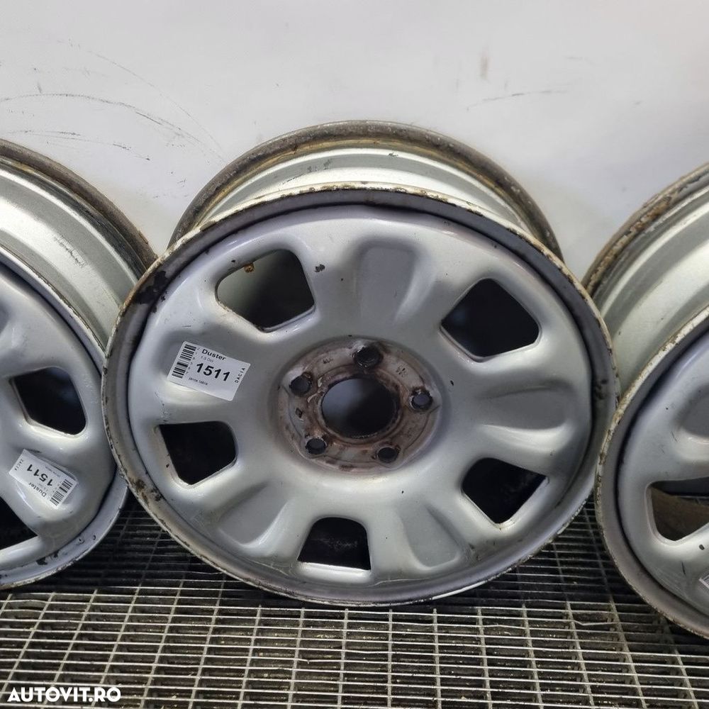 Jante tabla Dacia Duster 2010 - 2013 SUV 4 Usi ALBASTRU Teb20 (1511) R16 ET50 5X114 3 - 4