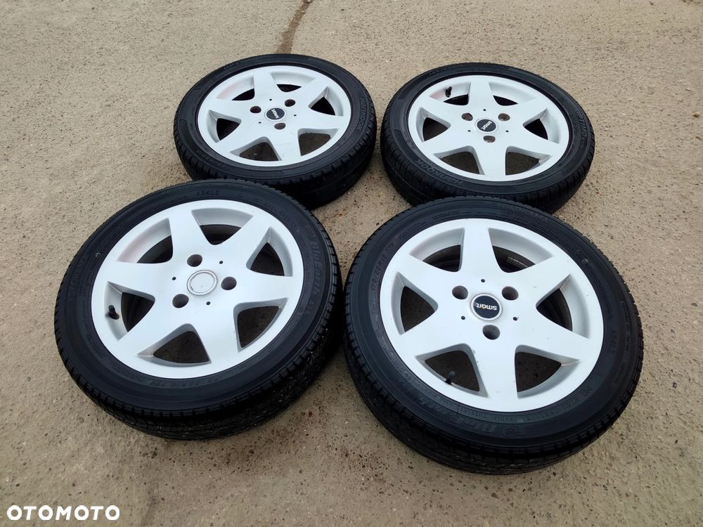 3x112 Felgi Alumniowe Alufelgi Oryginalne 15 Koła Letnie Lato SMART Fortwo I W450 1 II W451 2 Legnica ALU-RAD 5mm 155/60 175/55 - 2