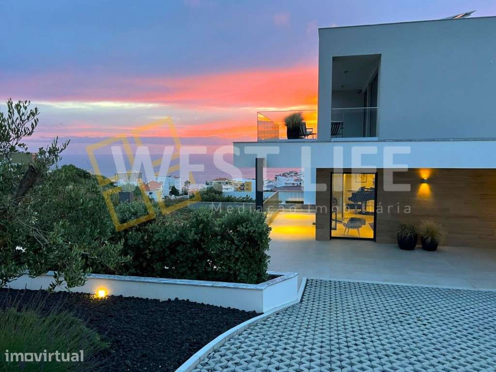 Moradia T4 com piscina de água salgada aquecida - Vista mar fabulos... - Grande imagem: 3/47