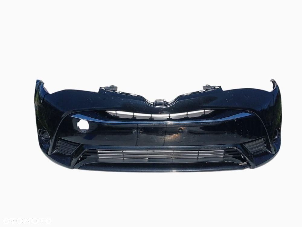 ZDERZAK PRZÓD PRZEDNI TOYOTA AVENSIS T27 LIFT 15- CZARNY PERŁA 53111–05090