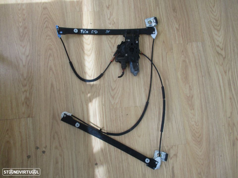 Elevador vidro VW Volkswagen Polo 2000 a 2001 frente direito sistema comfort - 1