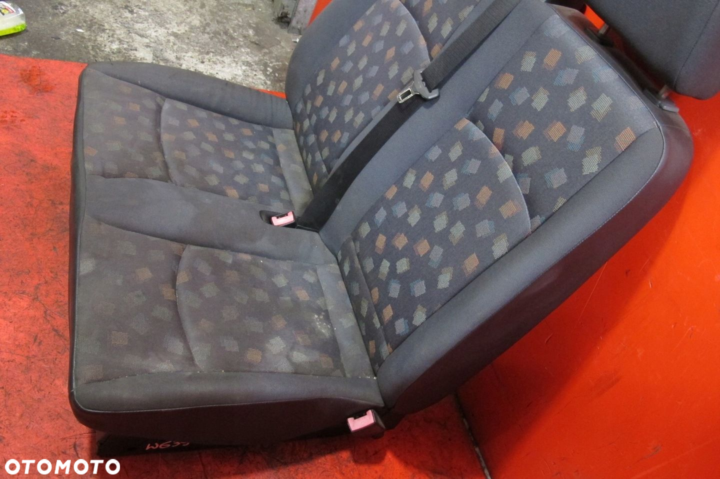 MERCEDES VITO W639 03- FOTEL KANAPA ŁAWKA DWÓJKA PASAŻERA EUROPA - 4