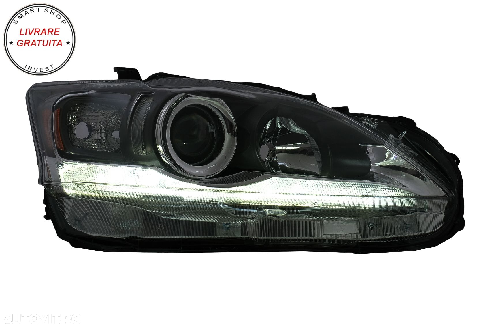 Faruri Halogen Lexus CT ZWA10 (2010-2016) Negru- livrare gratuita - 2