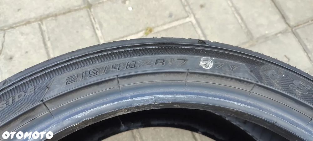 OPONY LETNIE 215/40R17 87Y SUMITOMO HTR Z5 (3721) LATO 2x7 mm 2x6 mm KOMPLET 4 SZTUKI - 6