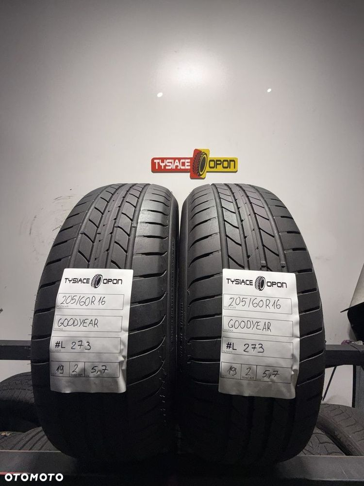 Opony wielosezonowe Goodyear 205/60R16 2szt #L273 Wysoka jakość używan - 1
