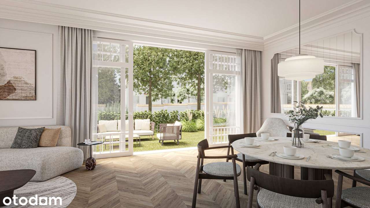 Duży apartament (111 m²) z ogrodem w Oliwie