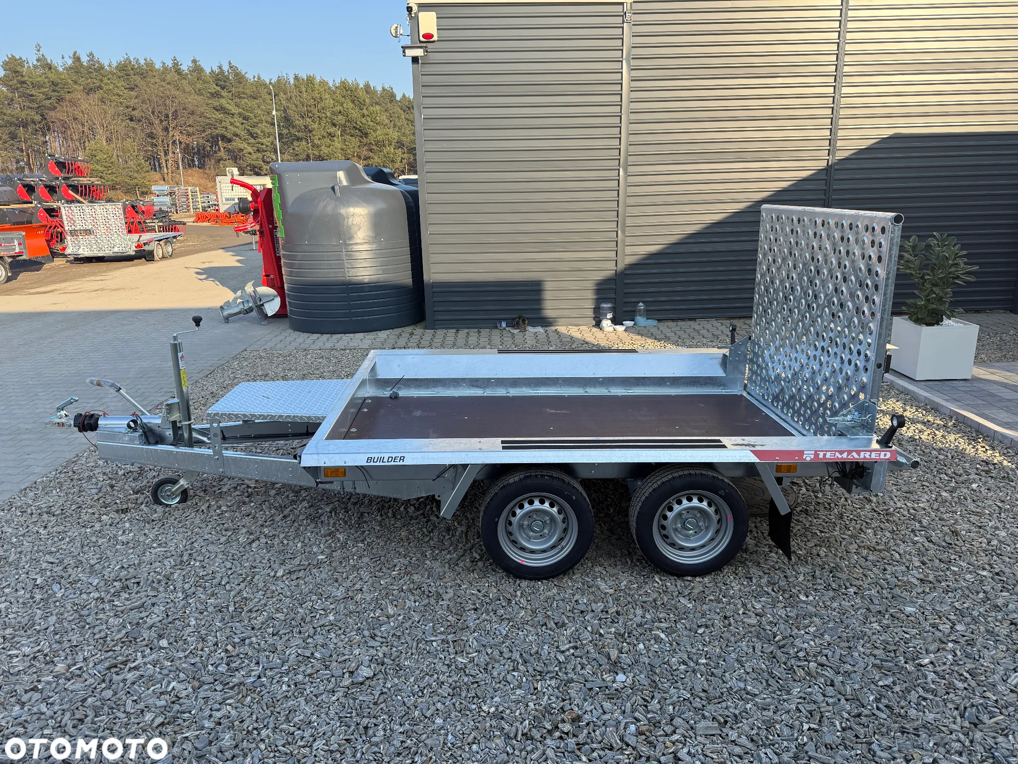Przyczepa Laweta pod mini-koparkę Temared Builder 2615- 2,6x1,5m - 2