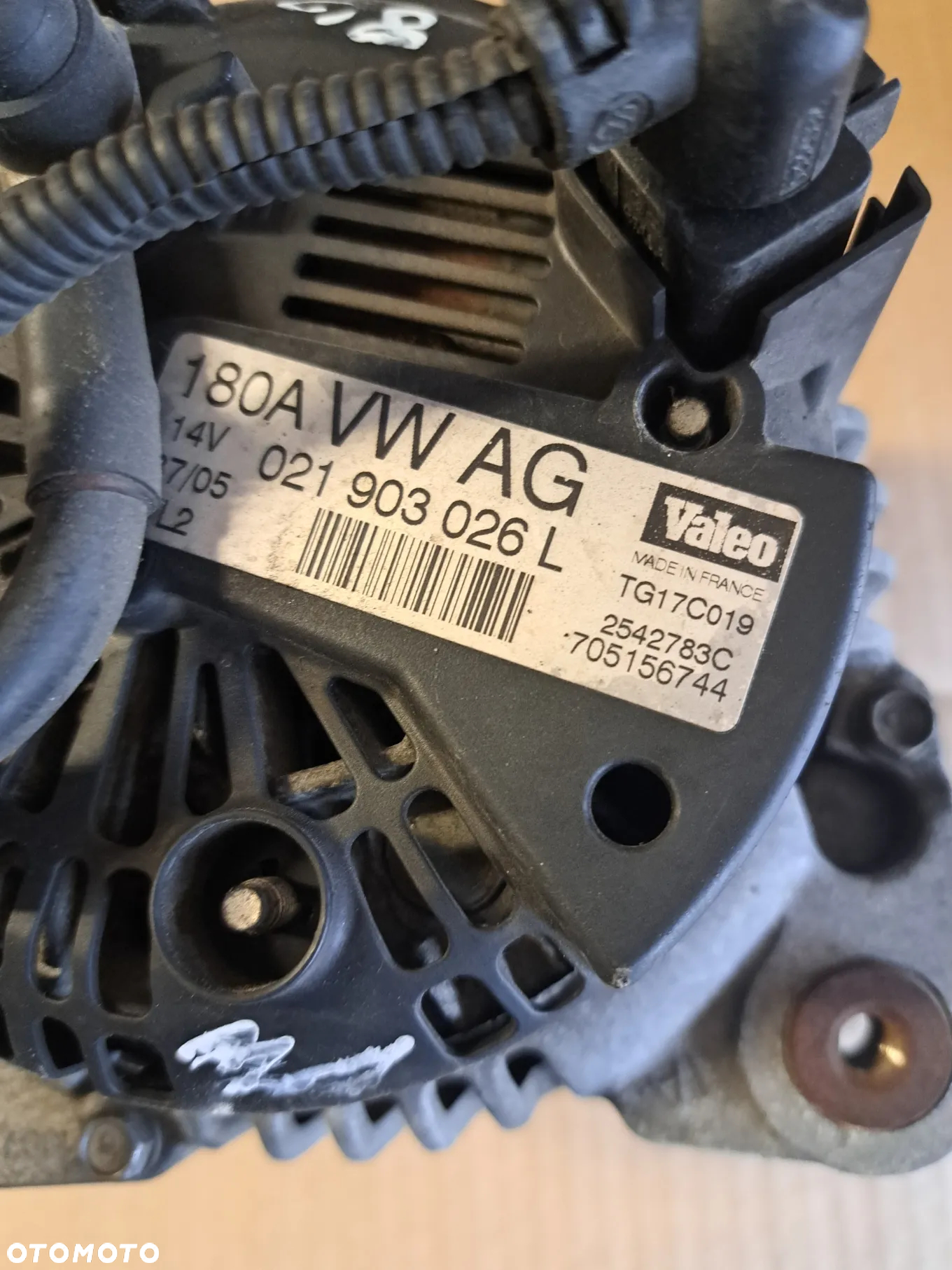 Volkswagen Passat b6 Touran alternator 1.9 tdi Audi a4 b6 b7 Octavia II - 4