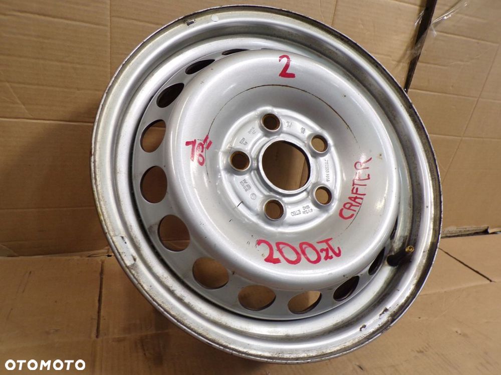 VW CRAFTER MAN 16- ORYGINALNA FELGA 16 " 2N0601027H - 2