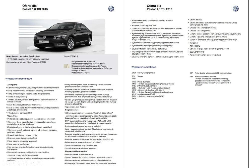 Volkswagen Passat 1.8 TSI BMT Comfortline - 16