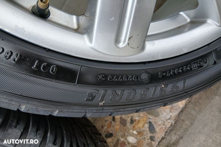 Jante aliaj cu anvelope 15 - set 2S61-DB 195/50 R15 6.0JX15H2 ET52.5 - 4