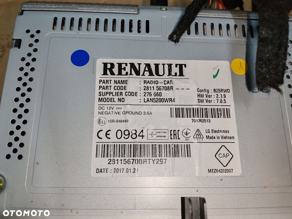 Radio nawigacja 281156708r Renault Captur I 13-18 - 3