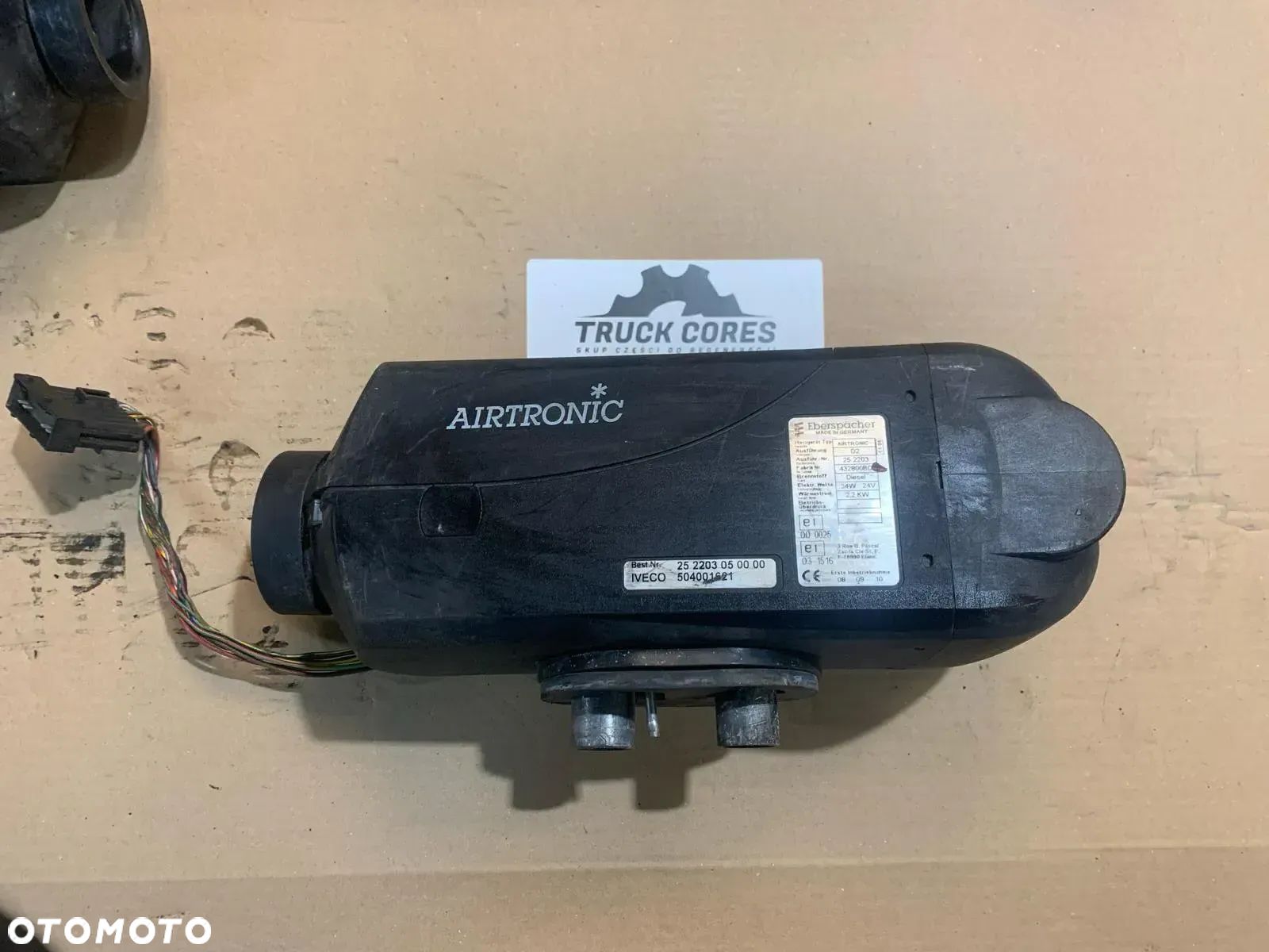 Ogrzewanie postojowe WEBASTO AirTronic D2 IVECO STRALIS EURO 5 504001621 24V EBERSPACHER - 1