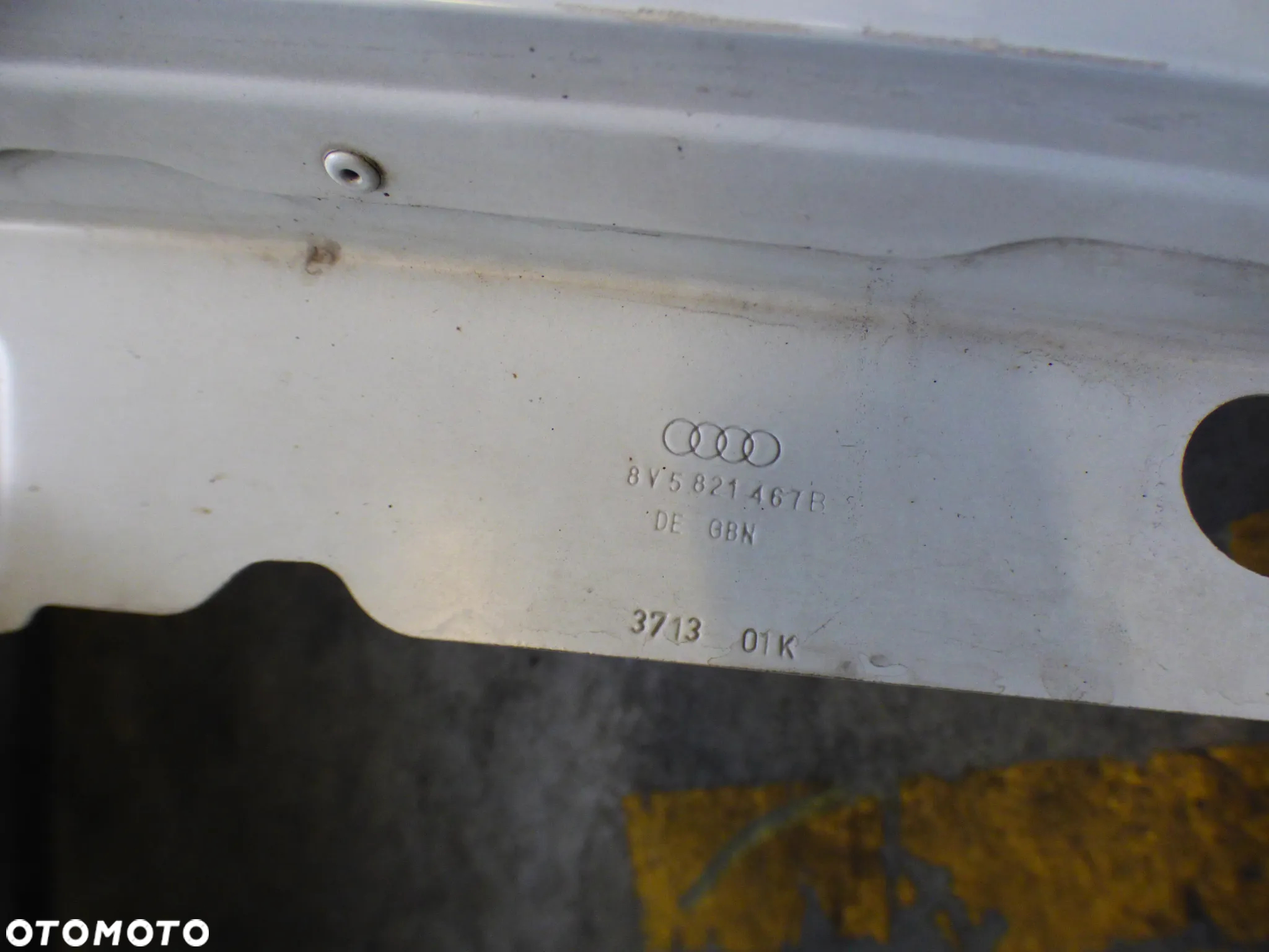 AUDI A3 8V S-LINE SEDAN BŁOTNIK LEWY KOLOR LS9R BIAŁY - 6