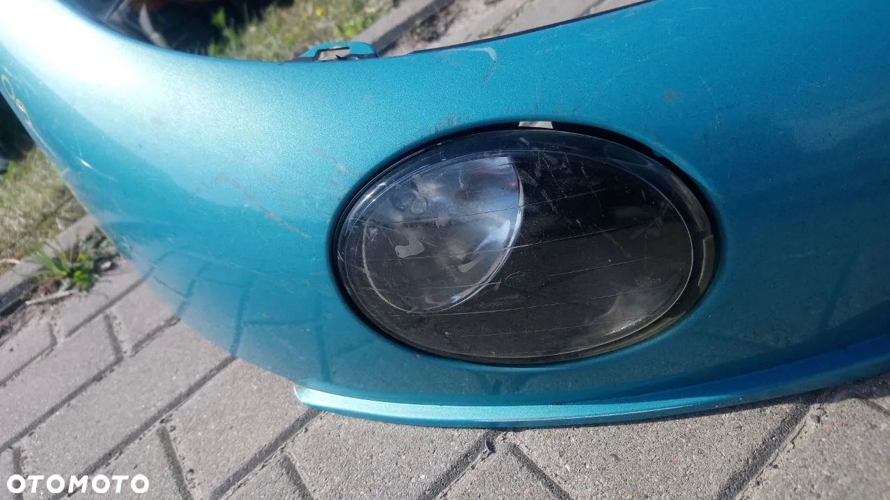 ZDERZAK NOSEK ATRAPA GRILL PRZÓD PRZEDNI FIAT MULTIPLA 735193000 NIEBIESKI  KOLOR BŁĘKITNY - 4