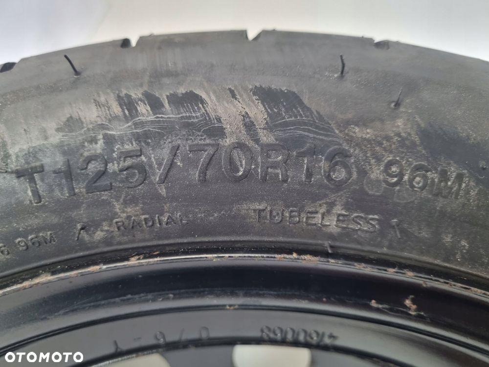 KOŁO DOJAZDOWE Audi Seat Vw Golf VI 125/70 R16 1K0601027AL 5x112 dojazdówka - 8