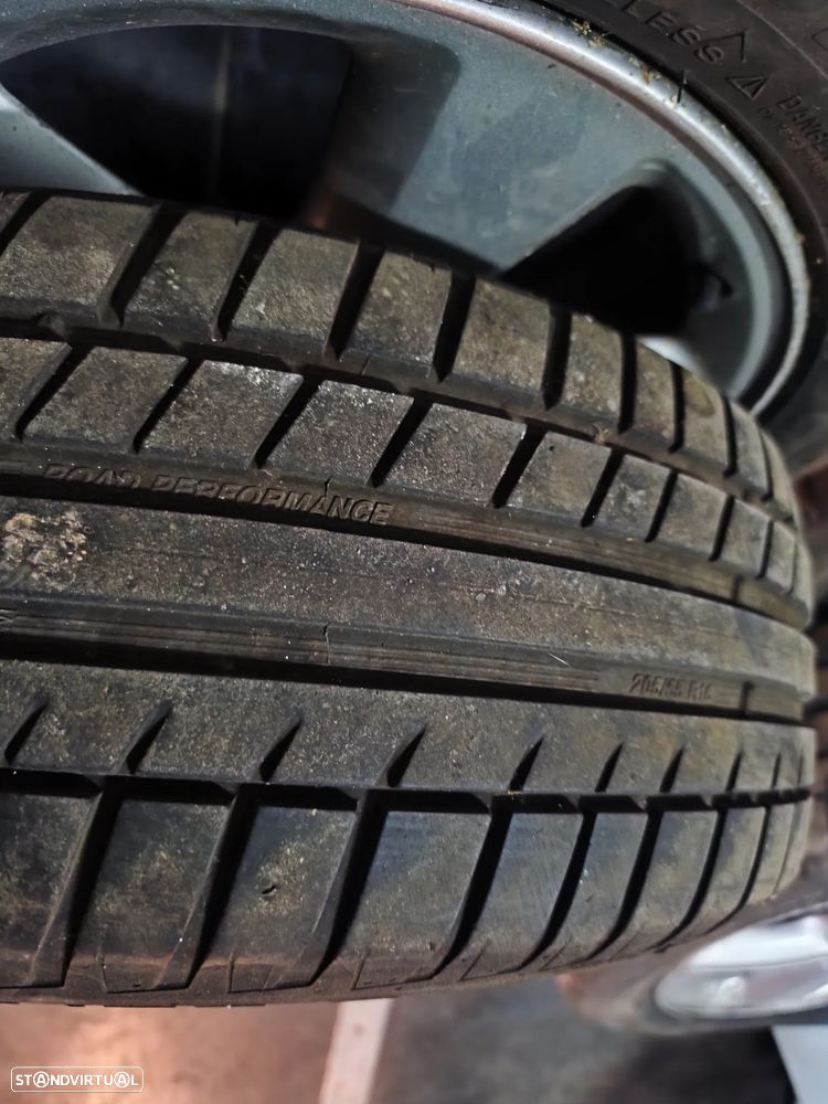 JOGO DE JANTES FORD FOCUS II 6.5JX16 COM PNEUS 205/55R16 4M51-EB - 3