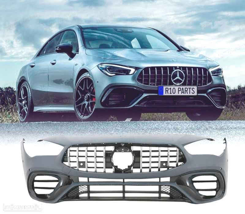 PARA-CHOQUES FRONTAL MERCEDES CLA W118 LOOK AMG CLA45 - 1