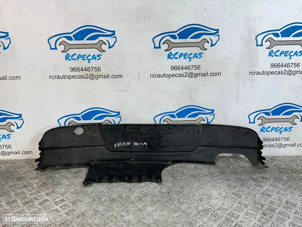 .Difusor Parachoques Tras Traseiro Original Pack M BMW Serie 1 E87 5 Portas E81 2004 - 2013 - 5
