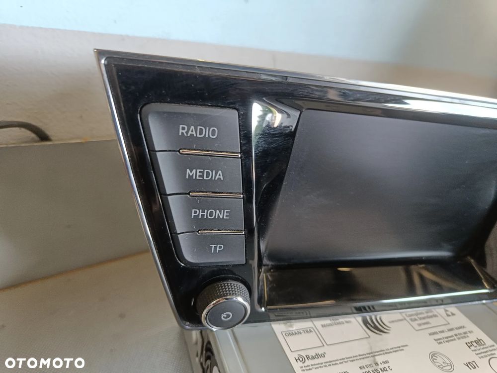 Radio Skoda Fabia 3 III Wyświetlacz Jednostka Czytnik 5Q0035842C 6V0919604B - 4