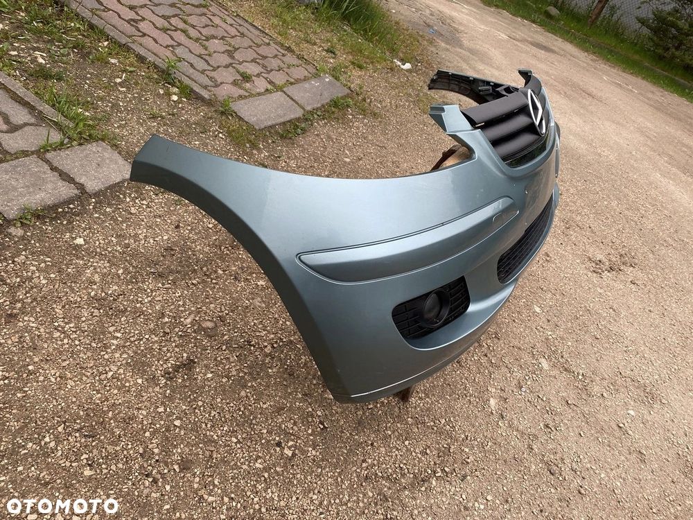 ZDERZAK PRZÓD MERCEDES A KLASA W169 KOMPLETNY 04-08 LAKIER 958 QUELLBLAU - 3