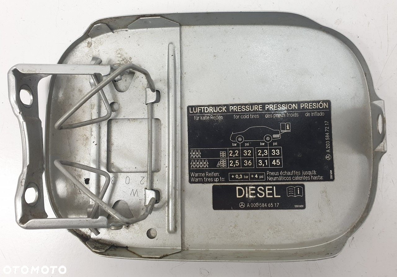 KLAPKA WLEWU PALIWA 775 MERCEDES W203 A0005846517 - 4