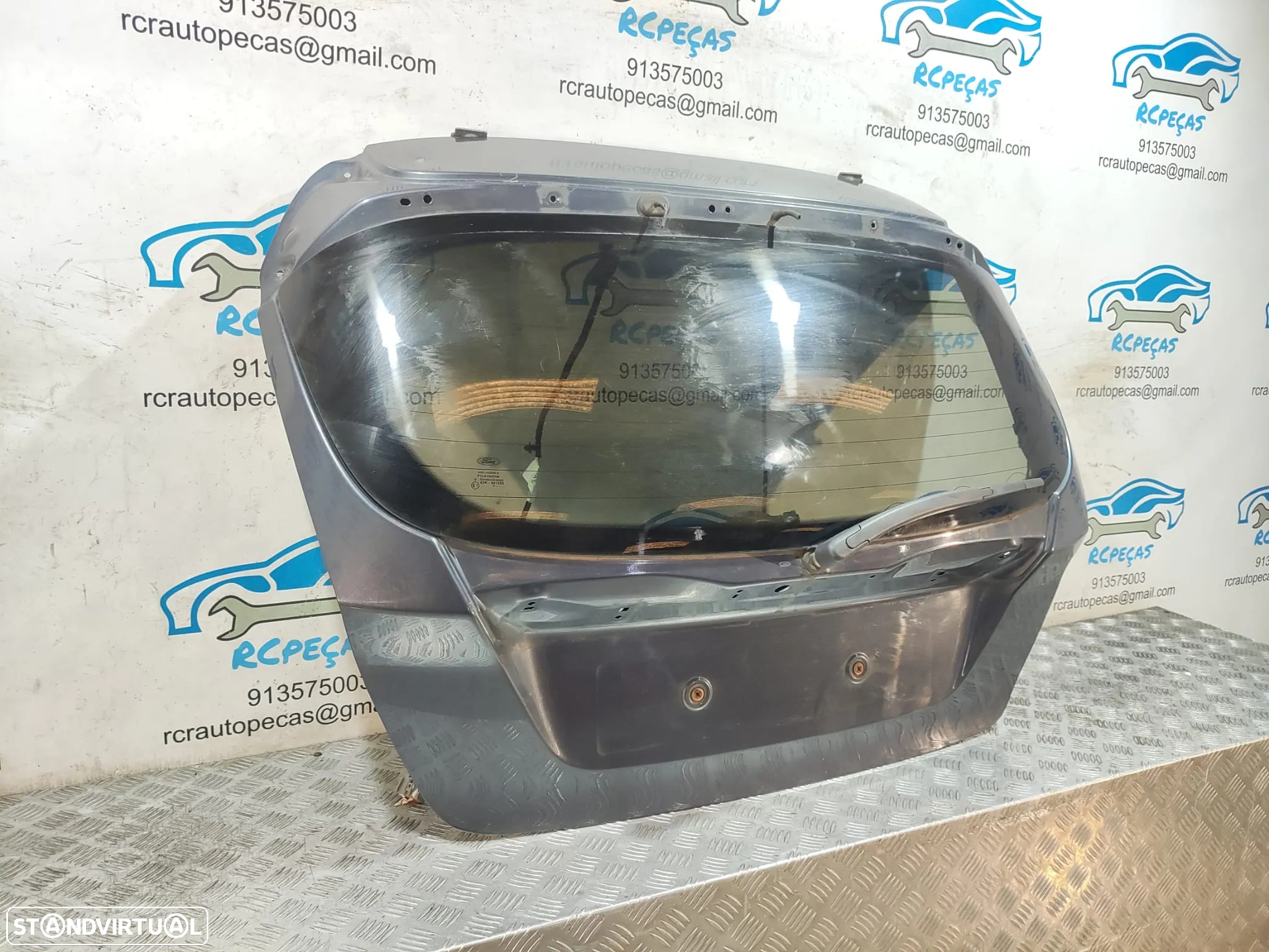 Porta / Tampa da Mala Ford Fiesta VI 6 MK6 em Cinza / Cinzento - 8