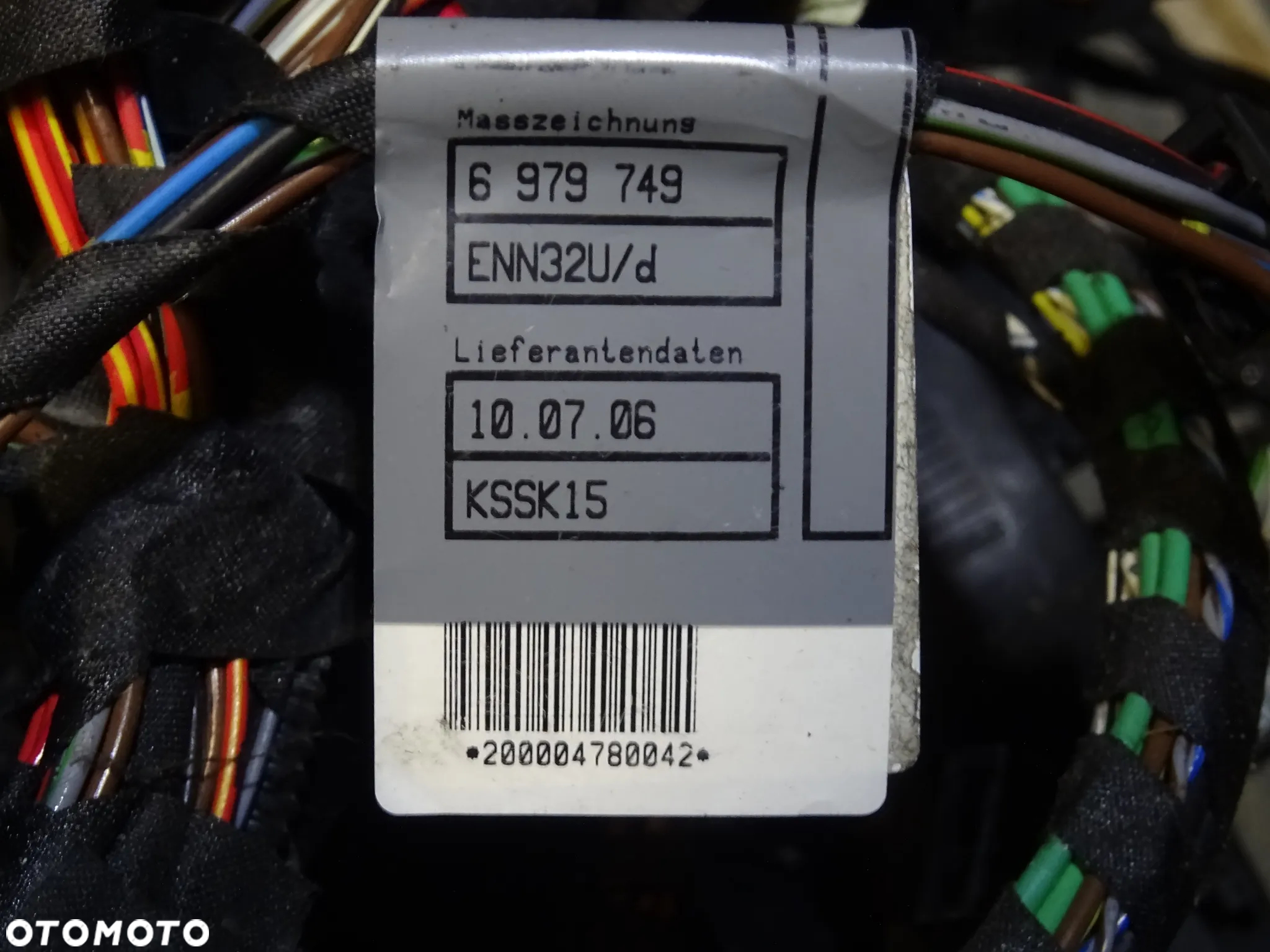 BMW E60 E61 WIĄZKA PRZEWODÓW INSTALACJA ELEKTRYCZNA NADWOZIA KADOSERII XDRIVE - 7