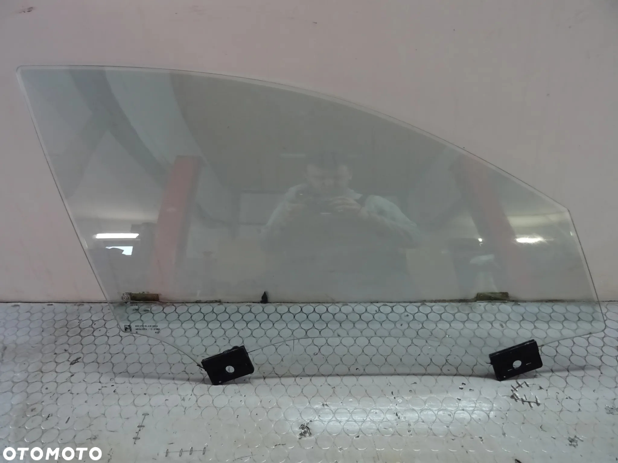 4G0845022A 4G0845021A szyba prawa lewa przod Zielona Podwojna Audi A6 C7 LIFT czesci - 4