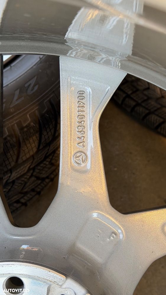 Vând jante originale Mercedes G-class pe 21” cu anvelope de iarnă - 14