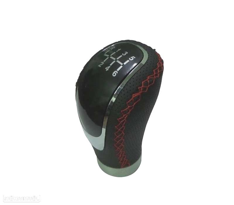 MANETE DE VELOCIDADES COSTURA VERMELHA - 1