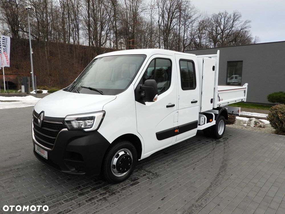 Renault MASTER WYWROTKA PODWÓJNA KABINA DOKA 6 MIEJSC TEMPOMAT LEDY BLIŹNIACZE KOŁA KLIMATYZACJA  145KM - 7