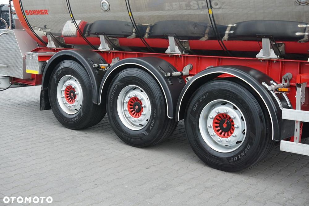 Sommer CYSTERNA SPOZYWCZA / 28 374 LITRÓW / 4 KOMOROWA /  WEBASTO / POMPA - 9