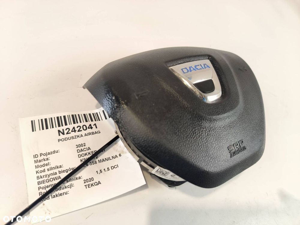 PODUSZKA AIRBAG DACIA DOKKER F67 985701142R
