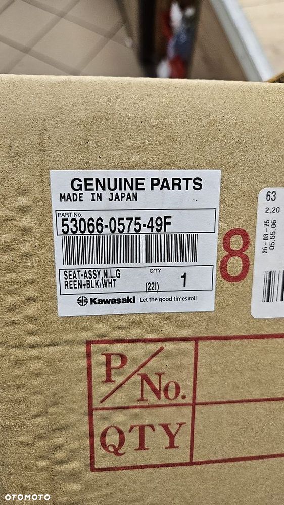 Siedzenie Kawasaki KX250 2018r  53066-0575-49F - 11