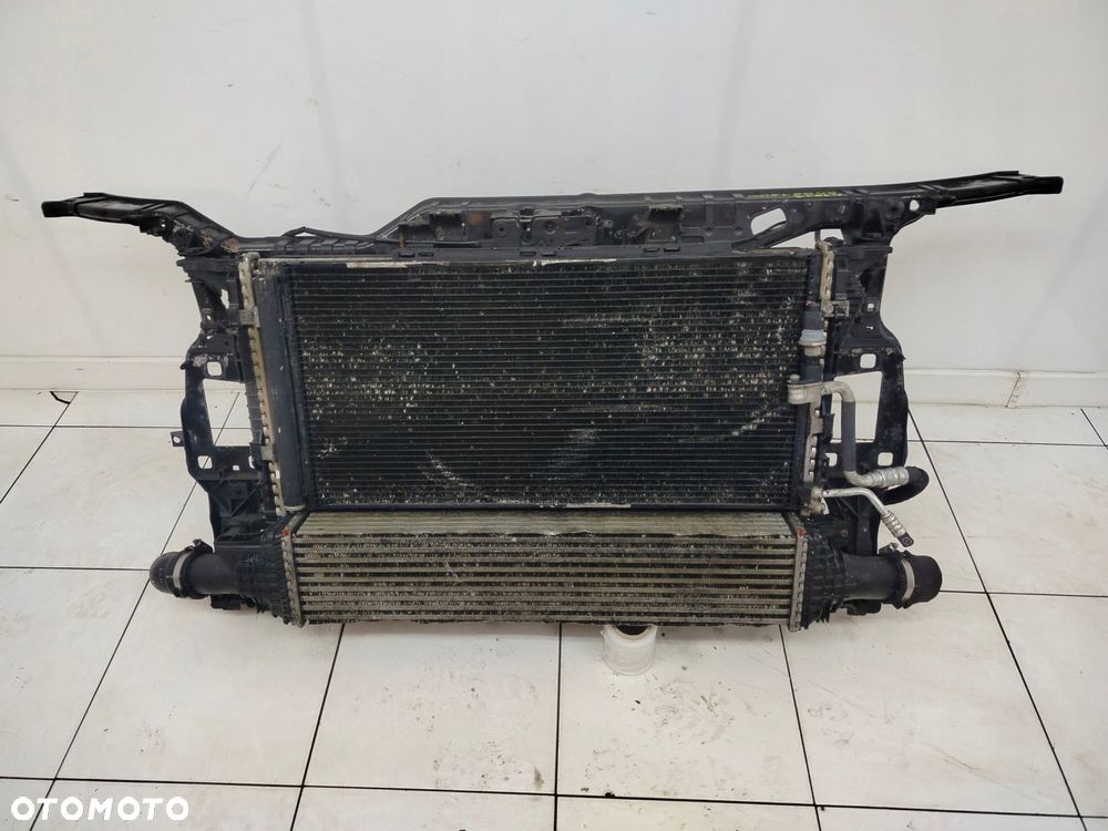 audi a4 b8 07r- pas przedni chłodnice komplet 1.8 tfsi manual - 1