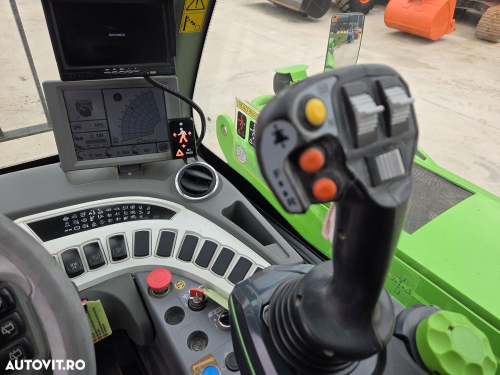 Merlo CA SI O MACARA de 12t, P120.10, ridica 12t la 5m si 7t la 10m, 1.164h, 2018, furci, cupa 3,5mc, Masa operational 15,6t, sistem protectie cu 3 camere/parte, protectie cabina, Aer cond, cilindri de MACARA, posibil leasing 2 ani, PROMOTIE 93.900 EUR+Tva - 38