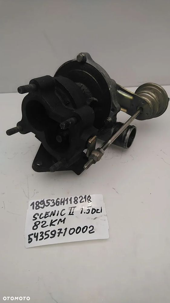 TURBINA 1.5 DCI 82KM SCENIC II 189536H118218 54359710002 - 4