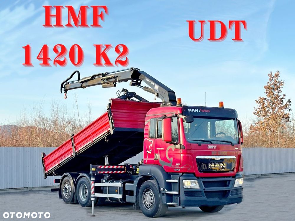 MAN TGS 26.360 * WYWROTKA 5,15m + BORDMATIC + HMF 1420 K2 + PILOT / 6x2 - 1