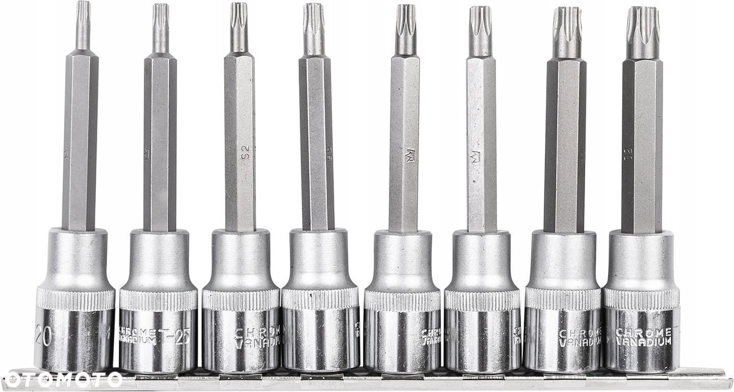 ZESTAW KLUCZE TRZPIENIOWE TORX 1/2 T20-T50 8SZT - 2