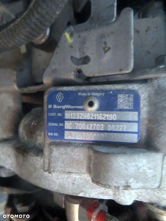 TURBOSPRĘŻARKA TURBINA TURBO MEGANE III PH2 LIFT 1.5 DCI 111232H821162190 54389700002 144117462R 2010-2013 - 5