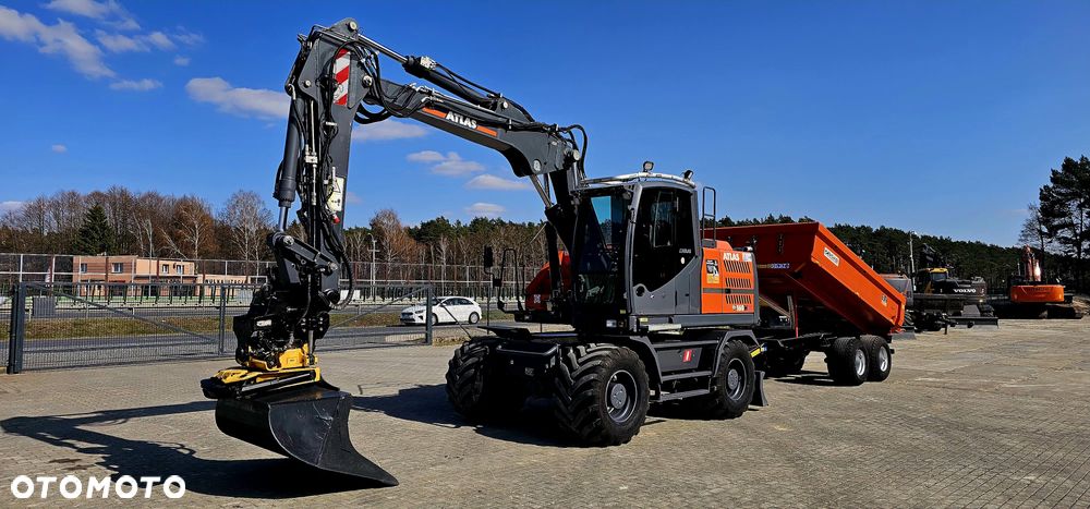 Atlas 160W 160 150W 140W 140 165W głowica roto /Engcon przyczepa szczypce - 2