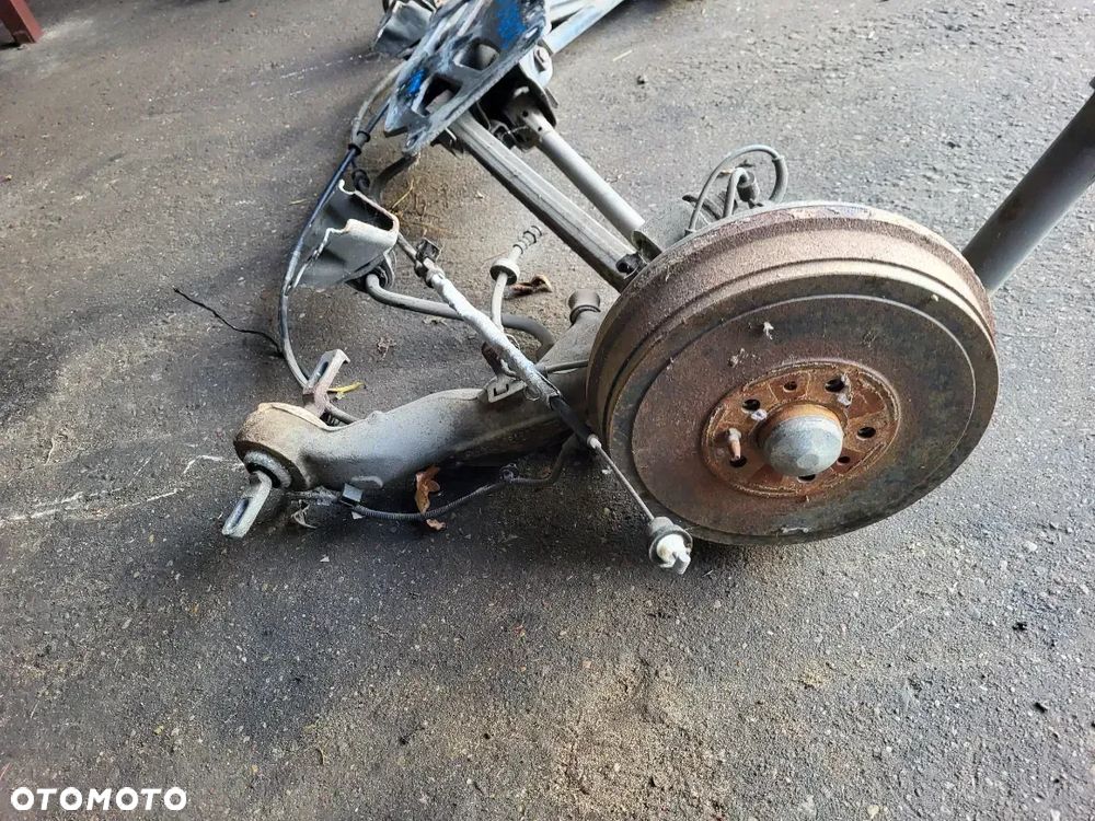 Fiat Doblo II 2 Opel Combo D Maxi Long Sanki Wózek Ława Tył Kompletne Zawieszenie Tylne Zwrotnica Wahacze - 3