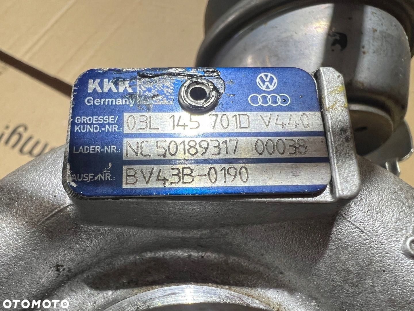 AUDI A4 B8 LIFT A6 C7 2.0 TDI TURBOSPRĘŻARKA TURBINA TURBO 03L145701D - 9